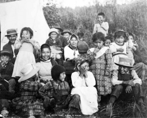 Chief Nikaly and his family, Knik, Alaska, 1918. Image credit: H. G. Kaiser, University of Alaska Fairbanks Archives. Courtesy of the Anchorage Museum.