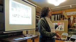 KPC history professor and author Jane Haigh shares the story of Soapy Smith at the Kasilof Historical Museum.