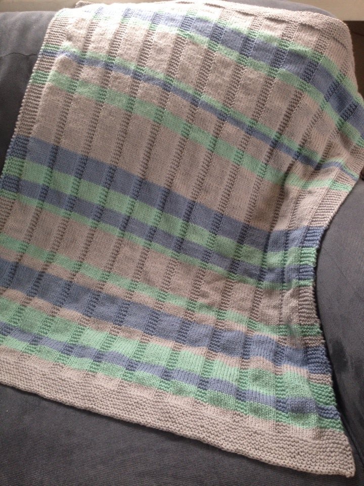 Knitting A Simple Striped Baby Blanket Alaska Public Media