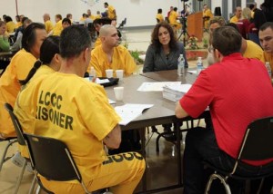 The "Success Inside and Out" program at Lemon Creek Correctional Center. (Photo by Lisa Phu/KTOO)