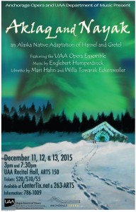 "Aklaq and Nayak" premieres Dec. 11 at the UAA Recital Hall.