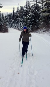 Some Haines’ residents are hoping to change a local law that prohibits skiing on roads. (Jillian Rogers)