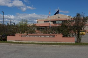 The Anchorage Police Department Building (Photo by Wesley Early, Alaska Public Media - Anchorage)