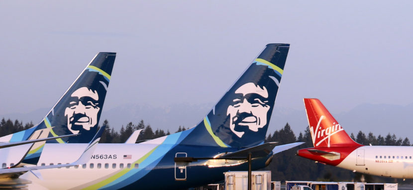 (Photo courtesy of Alaska Airlines and Virgin Airlines)