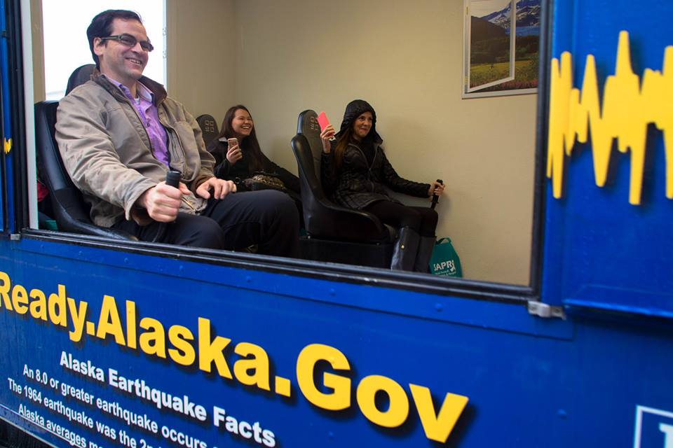 The Alaska Earthquake Simulator in October 2015. (Photo by Sgt. Marisa Lindsay/ADHS Facebook)
