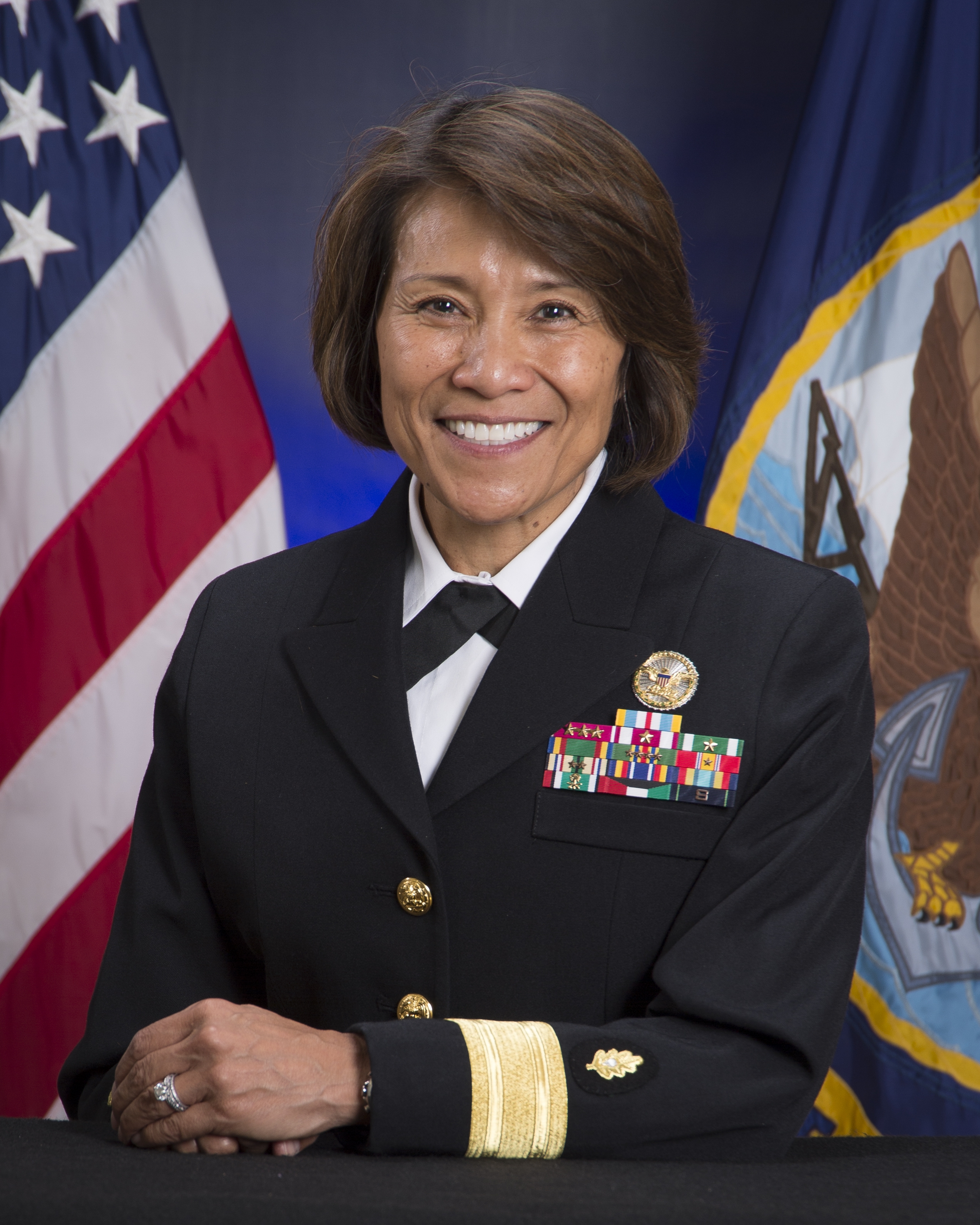 Rear Admiral Raquel Bono, Chief, Medical Corps, United States Navy (Photo courtesy of the U.S. Navy)
