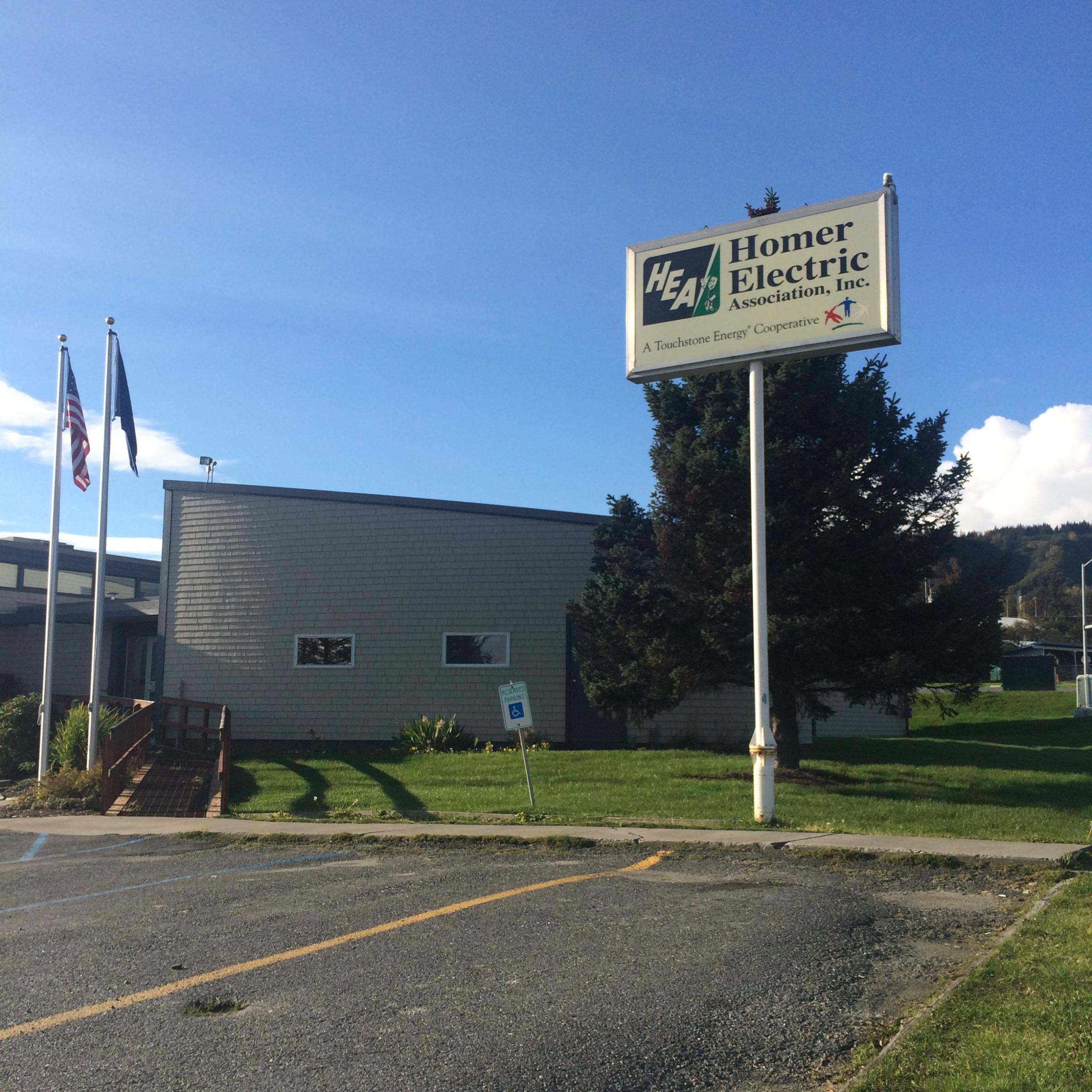 Homer Electric Association's office in Homer, Alaska. (Photo by Daysha Eaton, KBBI - Homer)
