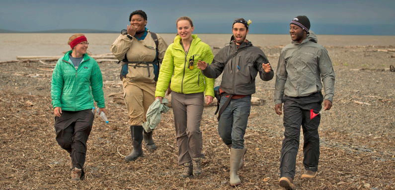 The Polaris Project hires student researchers, like those pictured above, to study climate change in Siberia and Alaska. Next summer, the project will be based 50 miles north of Bethel and seeks local graduate and undergraduate students to work on it. (Photo courtesy of Woods Hole Research Center)