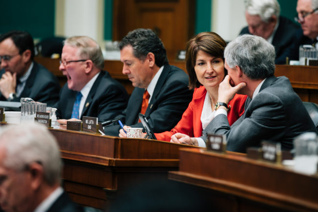 Congresswoman Cathy McMorris Rodgers during a markup in the Energy & Commerce Committee this year. (Photo courtesy office of Rep. Cathy McMorris Rodgers)