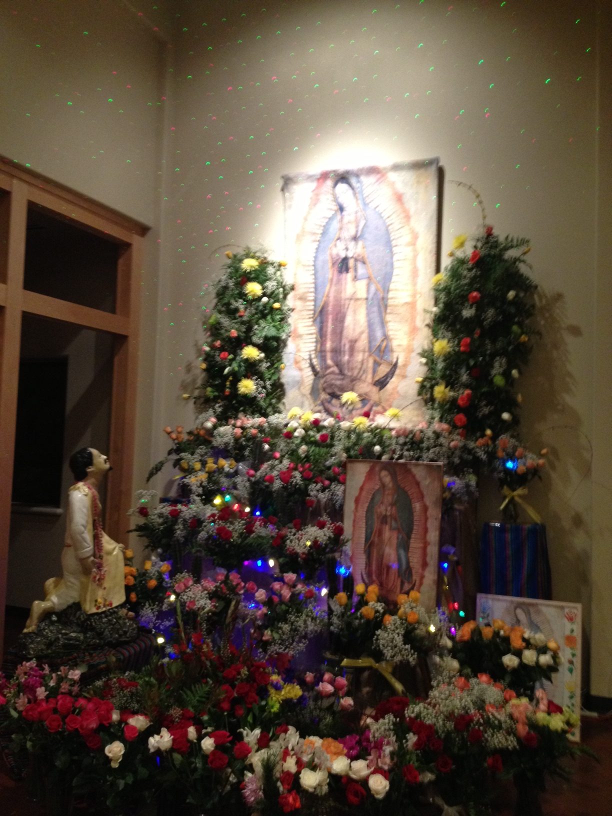 Shrine of Our Lady of Guadalupe in Anchorage at La Señora De Guadalupe cathedral. (Photo by Ellen Lockyer - Alaska Public Media)