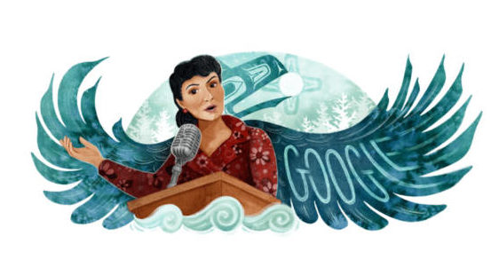 Google taps Tlingit artist for Doodle honoring Alaska Native civil rights icon Elizabeth Peratrovich - Alaska Public Media News