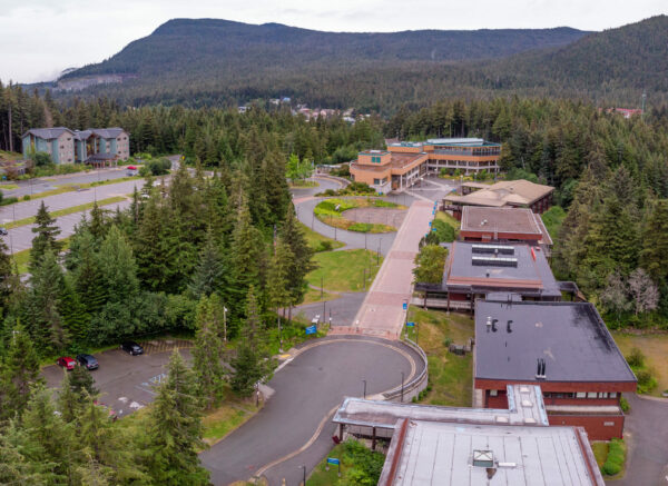 The University of Alaska Southeast campus in Juneau, shown on July 25, 2019 (David Purdy/KTOO)